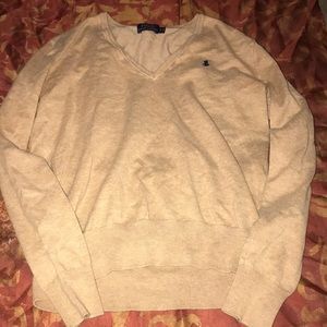 Polo tan sweater